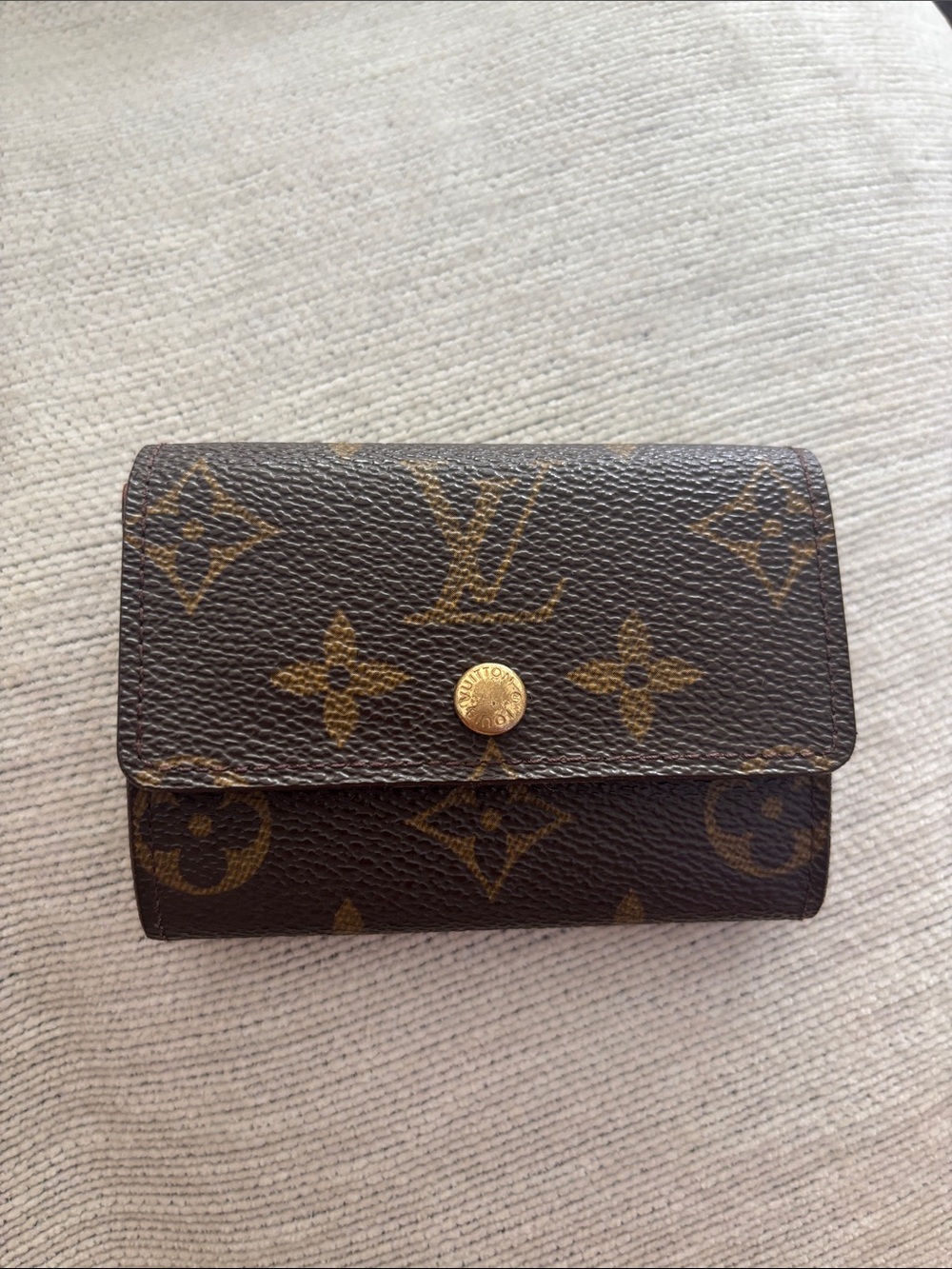 Preloved Louis Vuitton Monogram Canvas Small Card Holder